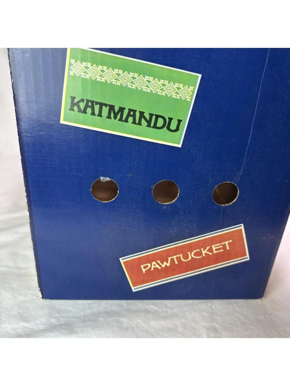 vintage Cosmic Cat Shuttle cardboard carrier Pet Transporter Friskies Retro RARE
